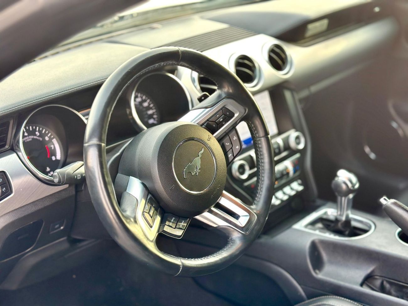 فورد موستانج Ecoboost Convertible | Monthly 1100/- | 0% DP | Blindspot | Fog Lights | # 05686