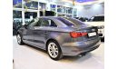 Audi A3 ORIGINAL PAINT ( صبغ وكاله ) Full Service History ( Single Owner!! ) AMAZING Audi A3 1.8 2015 Model!