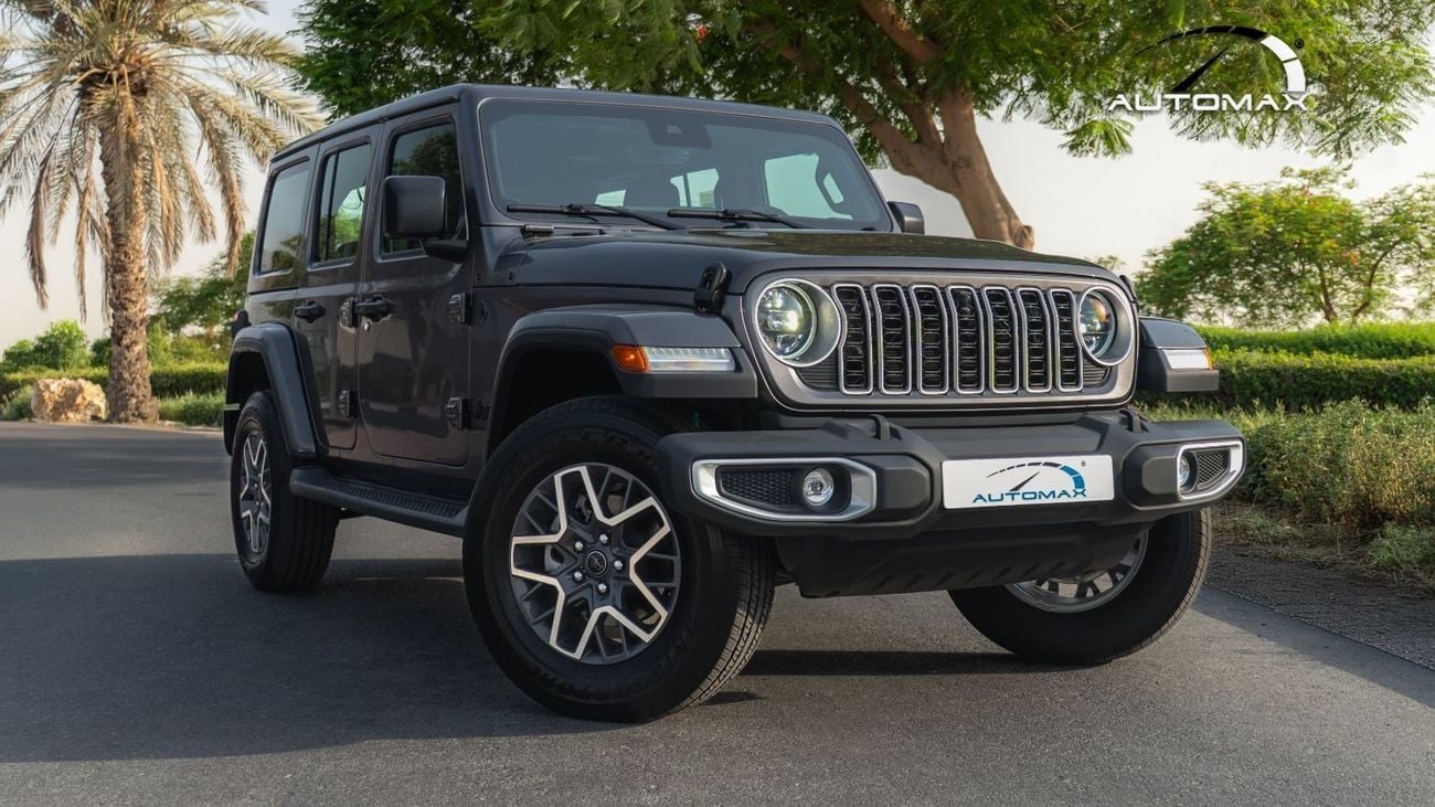 جيب رانجلر Unlimited Sahara Turbo 2025 GCC 0Km With 5 Y Or 100K Km Warranty & 3 Y Service @Official Dealer