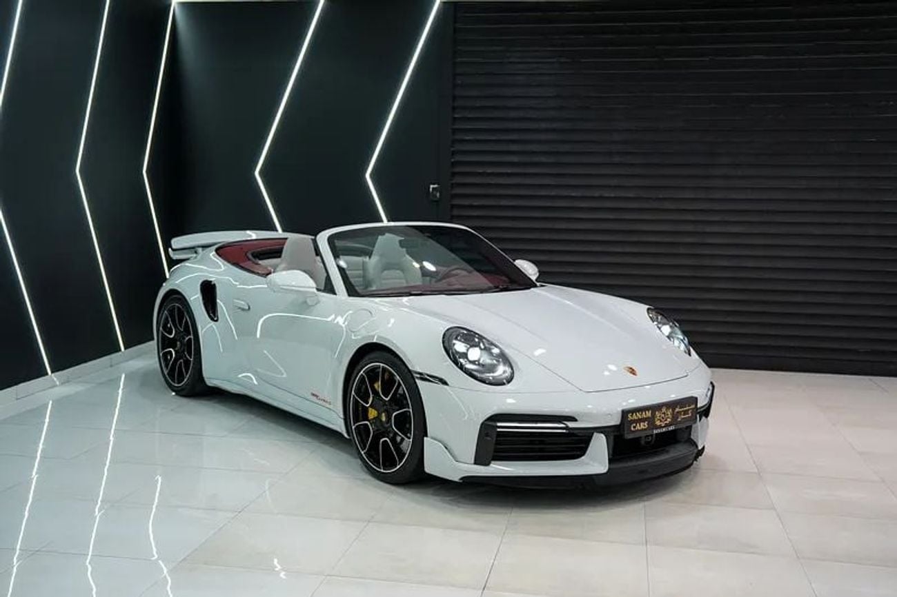 Porsche 911 Turbo S 3.8L (640 HP) Convertible Cabriolet, Exclusive Manufaktur Interior, Ceramic Brakes, Dealer W