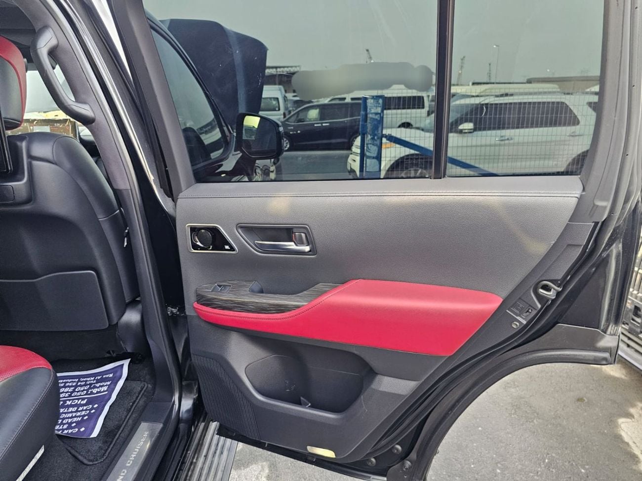 تويوتا لاند كروزر Toyota landcruise 2022MODEL twin turbo Gr sports 3.5 petrol v6 Colour Black Interior Red push start 