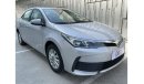 Toyota Corolla 2.0L SE | GCC | EXCELLENT CONDITION | FREE 2 YEAR WARRANTY | FREE REGISTRATION | 1 YEAR COMPREHENSIV