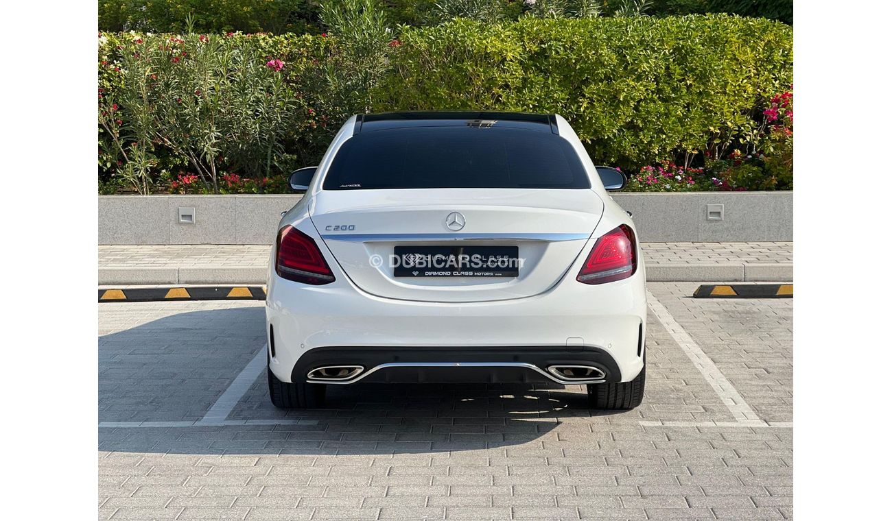 Mercedes-Benz C 200 AMG Pack Mercedes C200 AMG Full option Panoramic  GCC 2019  UNDER WARRANTY