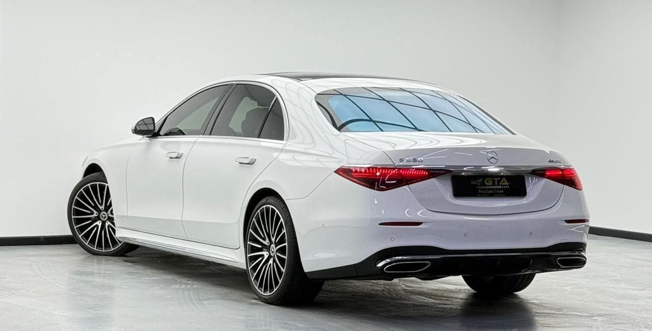 مرسيدس بنز S 580 4MATIC Exclusive 4.0L 2024 Mercedes Benz S580 4MATIC, 2028 Mercedes Warranty + Service Pack, Very Lo