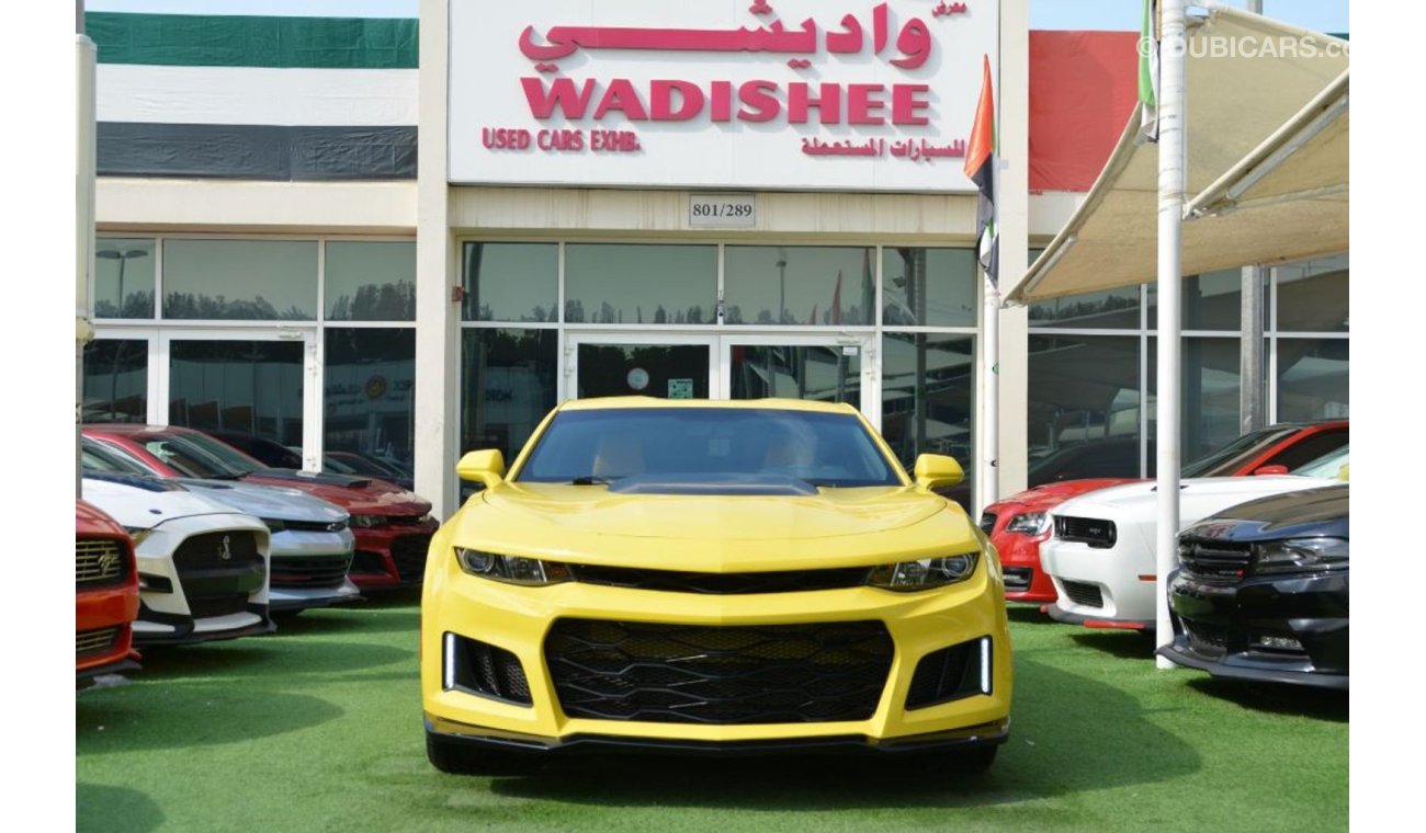 شيفروليه كامارو Camaro LT1 TURBO Full kit ZL1/Leather seats/CUSTOMIZED INTERIOR