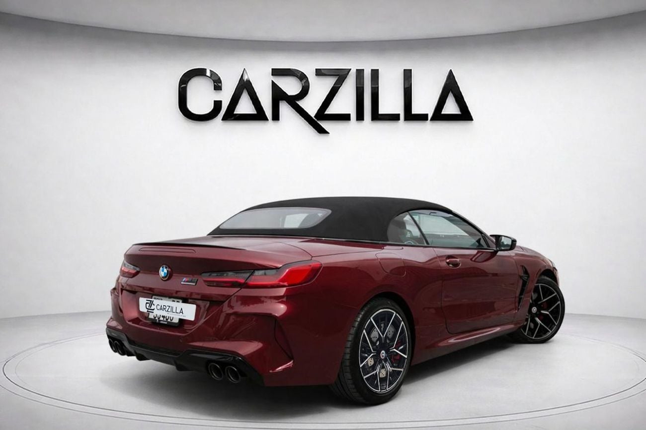 BMW M8 Competition 4.4L (617 HP) AED 7,638 P.M l 0% Down Payment l Competition Convertible l Carbon Core –