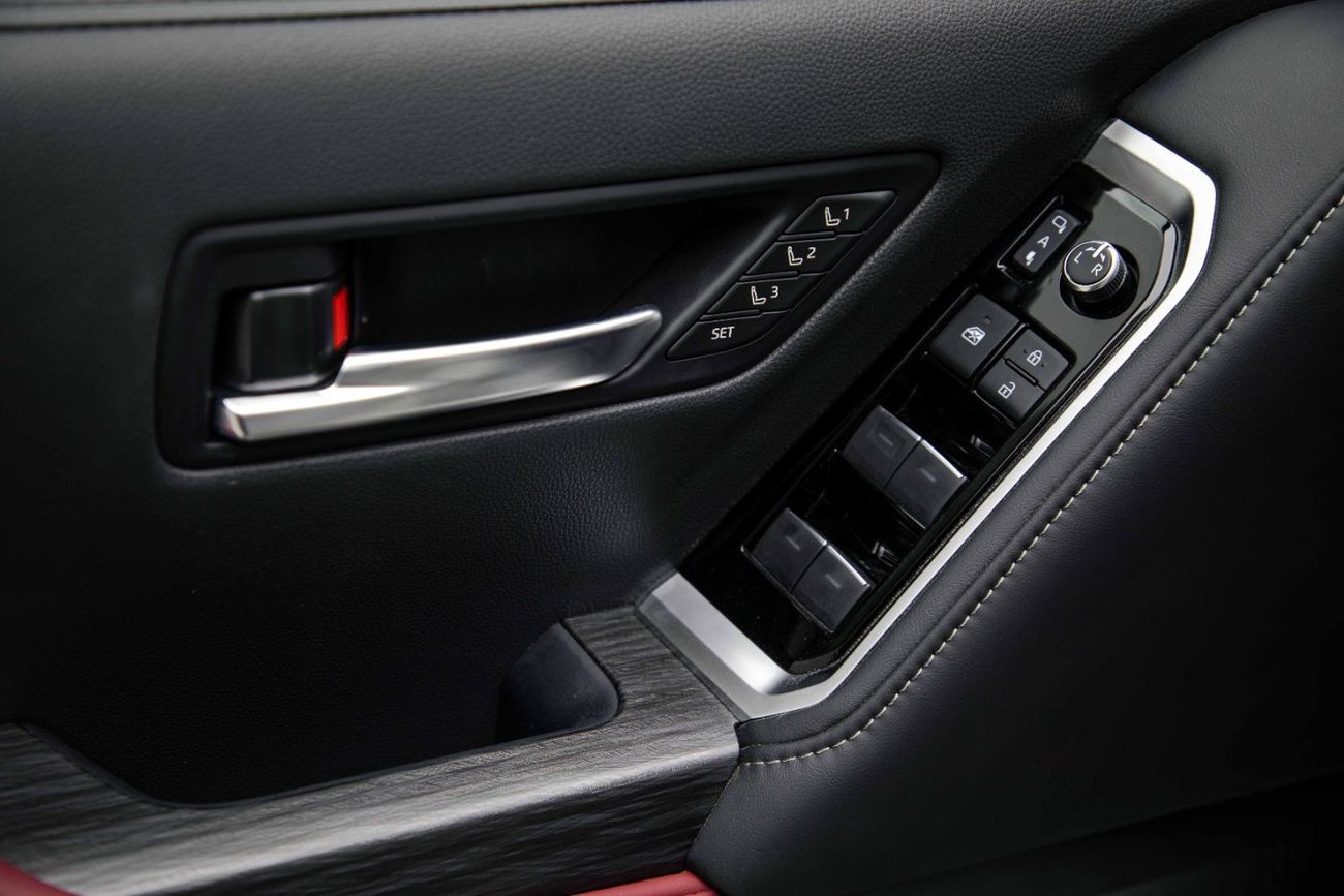 Toyota Land Cruiser VXR LC300 VXR Z 3.3L - Precious White Pearl Inside Black & Red | Export Only