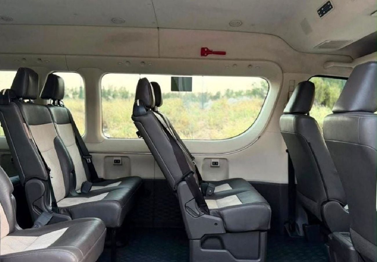 تويوتا هاياس 2021Model 2.8 Diesel engine Colour White Transmission Automatic Interior.Begie leather seats 9+seate