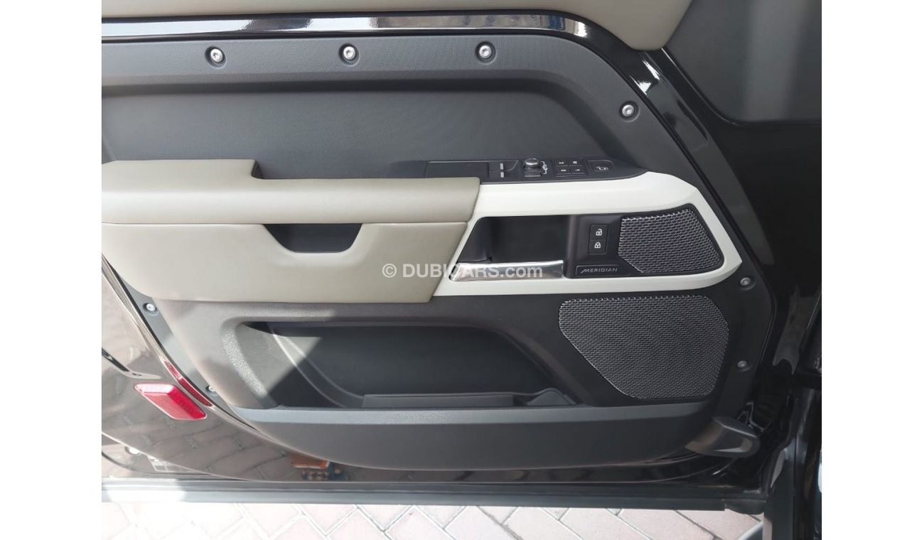 Land Rover Defender 110 HSE P400 Land Rover Defender 2022 V6 Al Tayer warranty: five years or 150,000 with service contr