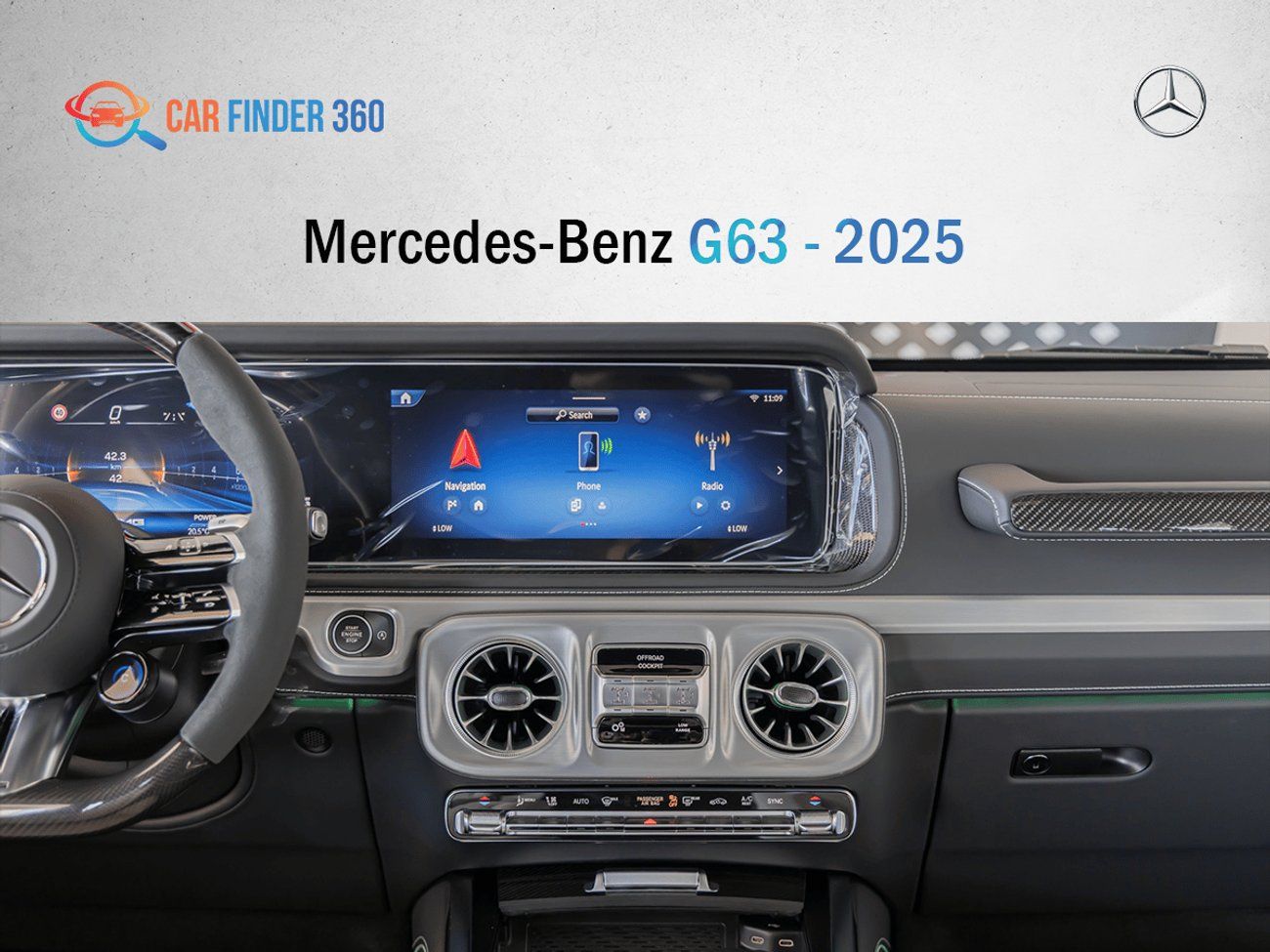 مرسيدس بنز G 63 AMG Mercedes-Benz G63 - 2025 - GCC (Export)