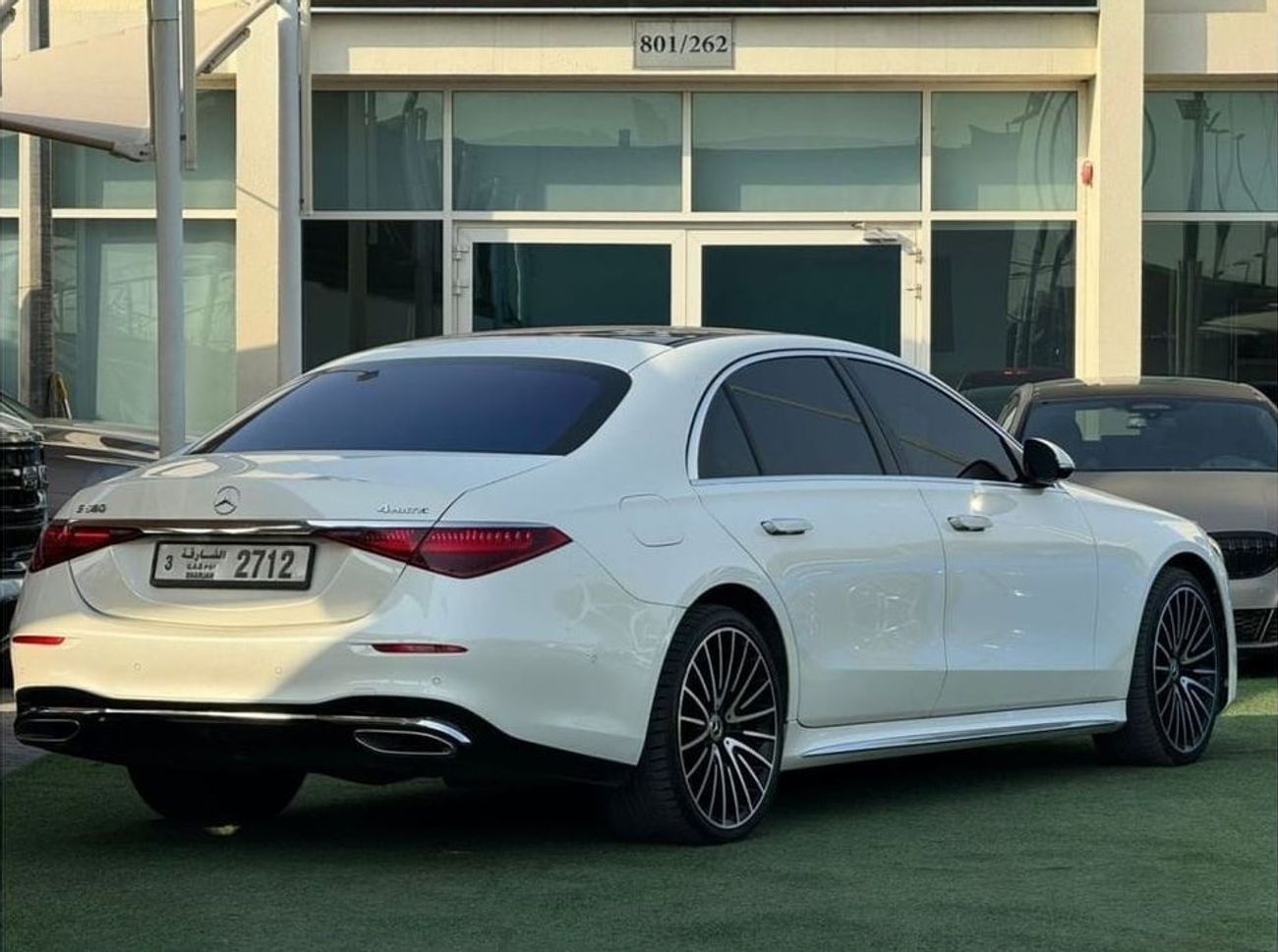 مرسيدس بنز S 580 اكسكلوسيف 4M مرسيدس بنز S580 خليجي فل ابشن صبغ وكاله تشييكات وكاله بحاله ممتازه