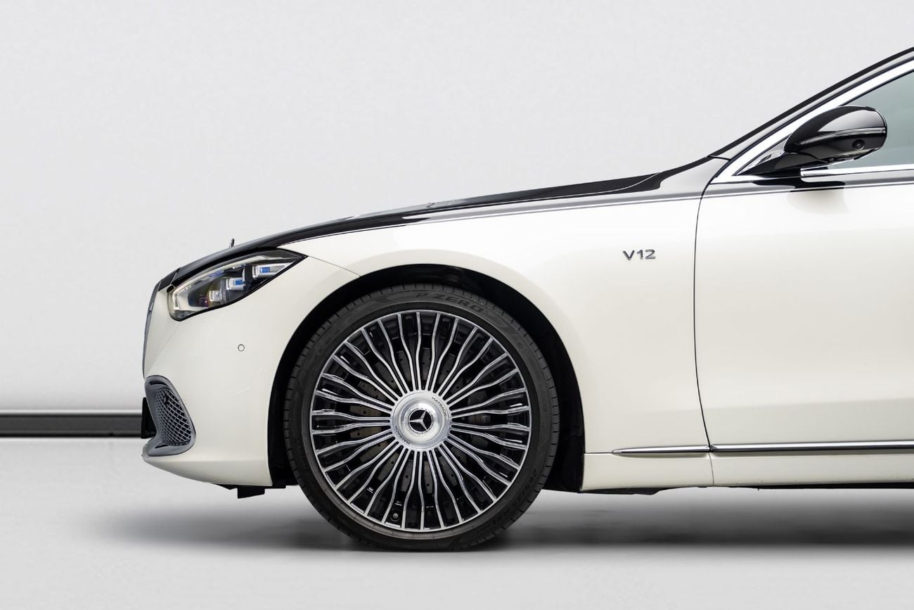 Mercedes Maybach S680 Maybach BUY NOW, PAY 2027 | THE BLACKLINE STANDARD | 2027 Mercedes Warranty + Service Contract, Low KMs, GCC