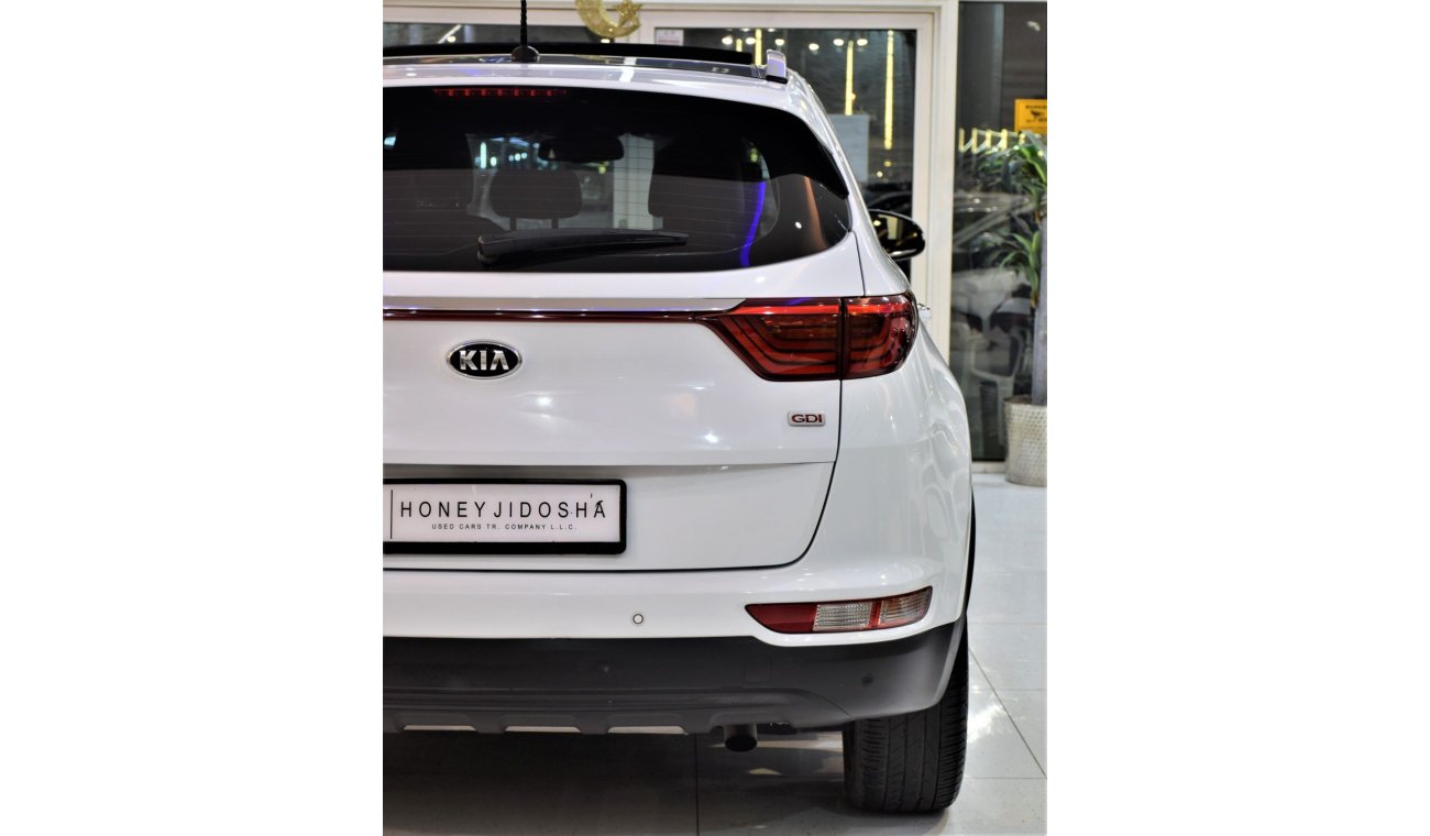 كيا سبورتيج ORIGINAL PAINT ( صبغ وكاله ) KIA Sportage AWD ( GDi ) 2017 Model!! in White Color! GCC Specs