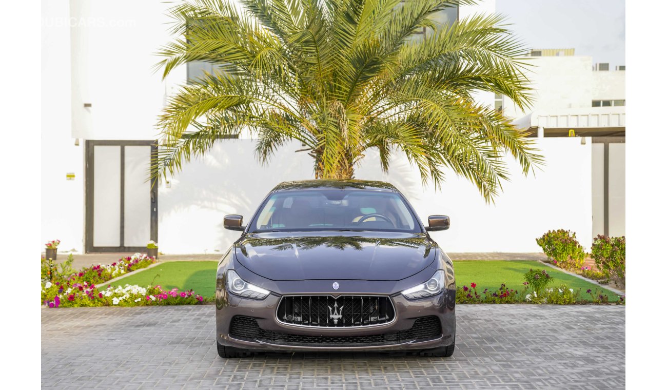 Maserati Ghibli | AED 2,135 Per Month | 0% DP | Fully Loaded! - Exceptional Condition!