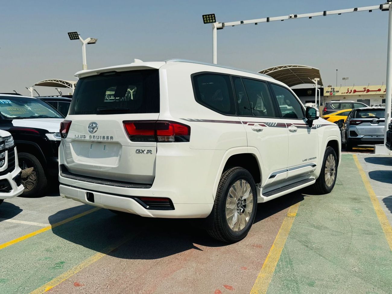 Toyota Land Cruiser TOYOTA LC 300 GXR 4.0L PTR A/T MID/O GCC WHITE 2025