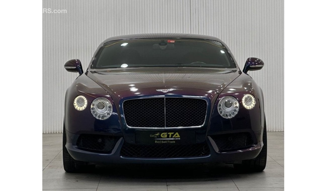 بنتلي كونتيننتال جي تي 2014 Bentley Continental GT V8, Full PPF, Low Kms, Full Options, Excellent Condition, GCC