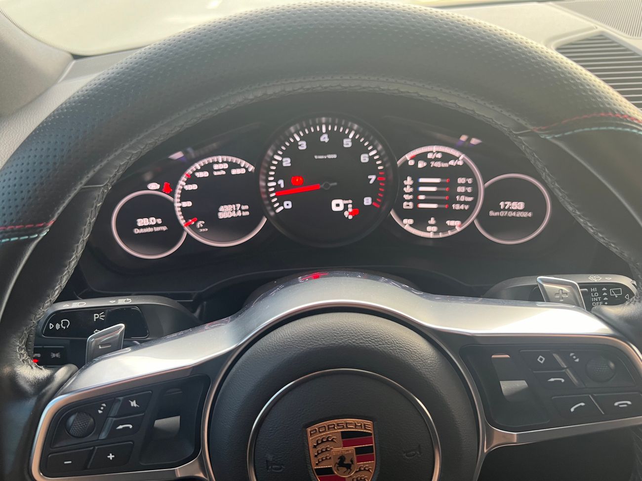 Porsche Cayenne standard.