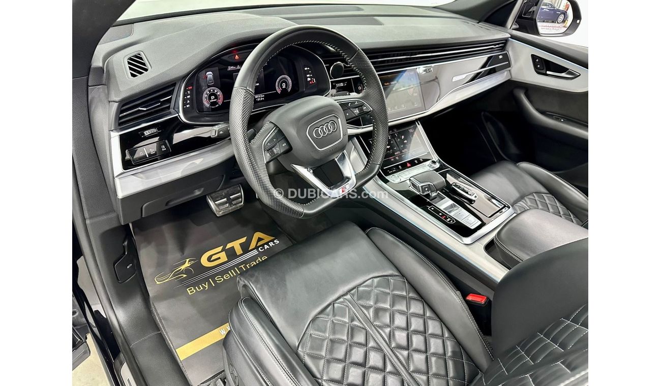 Audi Q8 55 TFSI quattro S-Line 2020 Audi Q8 S-Line, Audi Service History, Audi Service Pack, Low Kms, GCC Sp