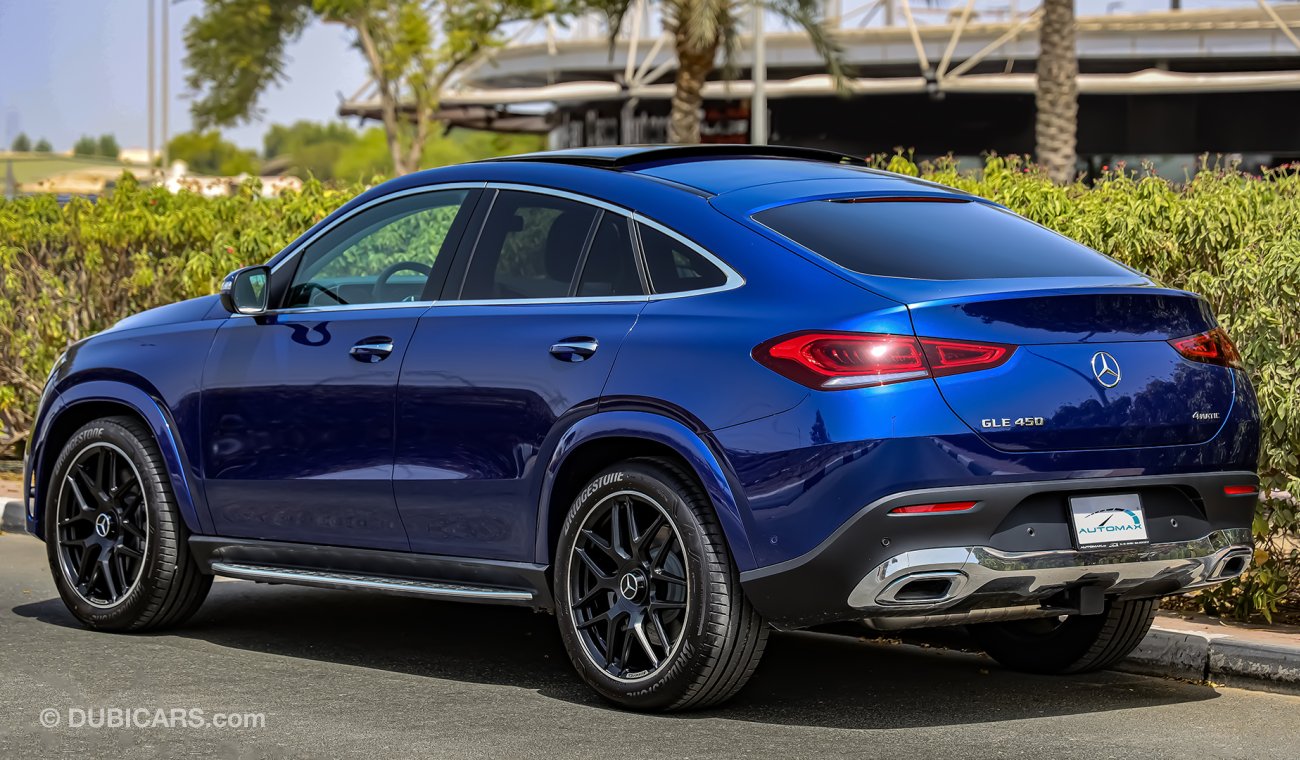 مرسيدس بنز GLE 450 AMG Blue Black4MATIC , كوب , خليجية 2021 , 0 كم , مع ضمان 3 سنوات أو 100 ألف كم