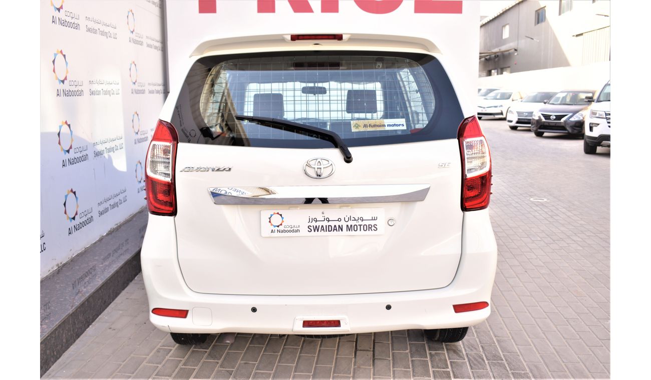 Toyota Avanza 1.5L GLS VAN 2STR 2017 GCC