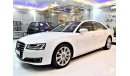 Audi A8 UNBELIEVABLE CONDITION & MILEAGE! ONLY 7,000KM! ORIGINAL PAINT ( صبغ وكاله ) VERY WELL MAINTAINED BY