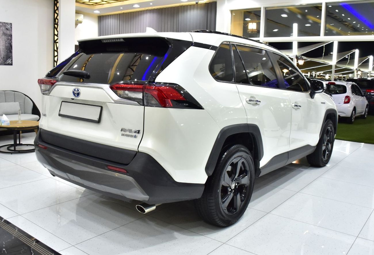 تويوتا راف ٤ EXCELLENT DEAL for our Toyota Rav4 Hybrid ( 2021 Model ) in White Color GCC Specs