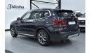BMW X3 EXCELLENT DEAL for our BMW X3 xDrive30i ( 2021 Model ) in Grey Color GCC Specs