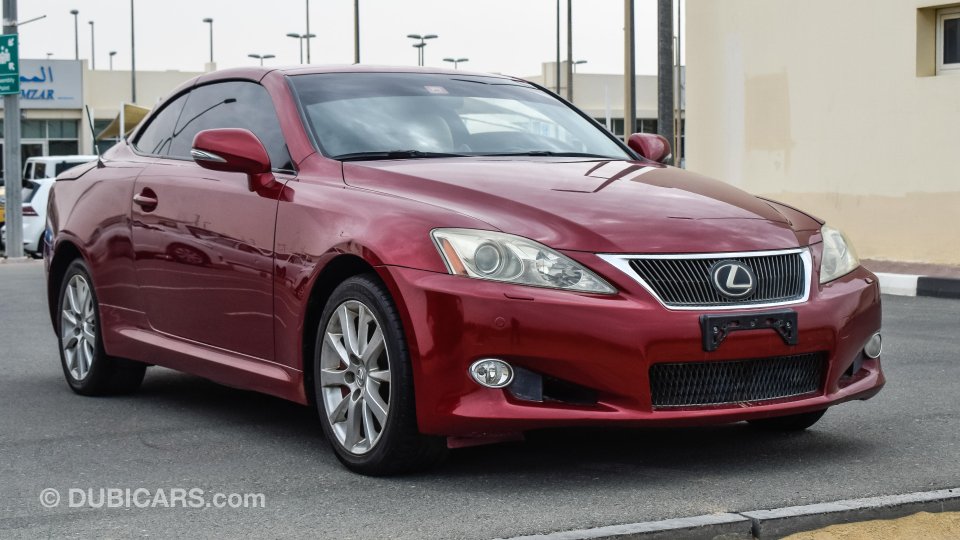 Lexus IS 300 C for sale AED 41,000. Red, 2010