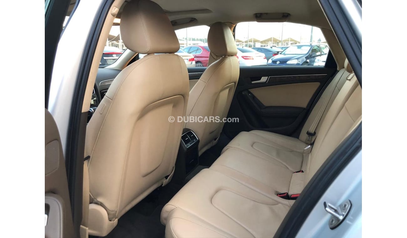 Audi A4 Audi A4 model 2013 GCC car prefect condition full option low mileage sun roof leather seats back cam