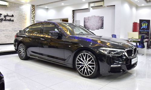 BMW 530i EXCELLENT DEAL for our BMW 530i M-Kit ( 2018 Model ) in Black Color GCC Specs