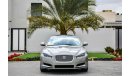 Jaguar XF Agency Warranty and Service Contract! GCC - AED 1,514 PER MONTH - 0% DOWNPAYMENT