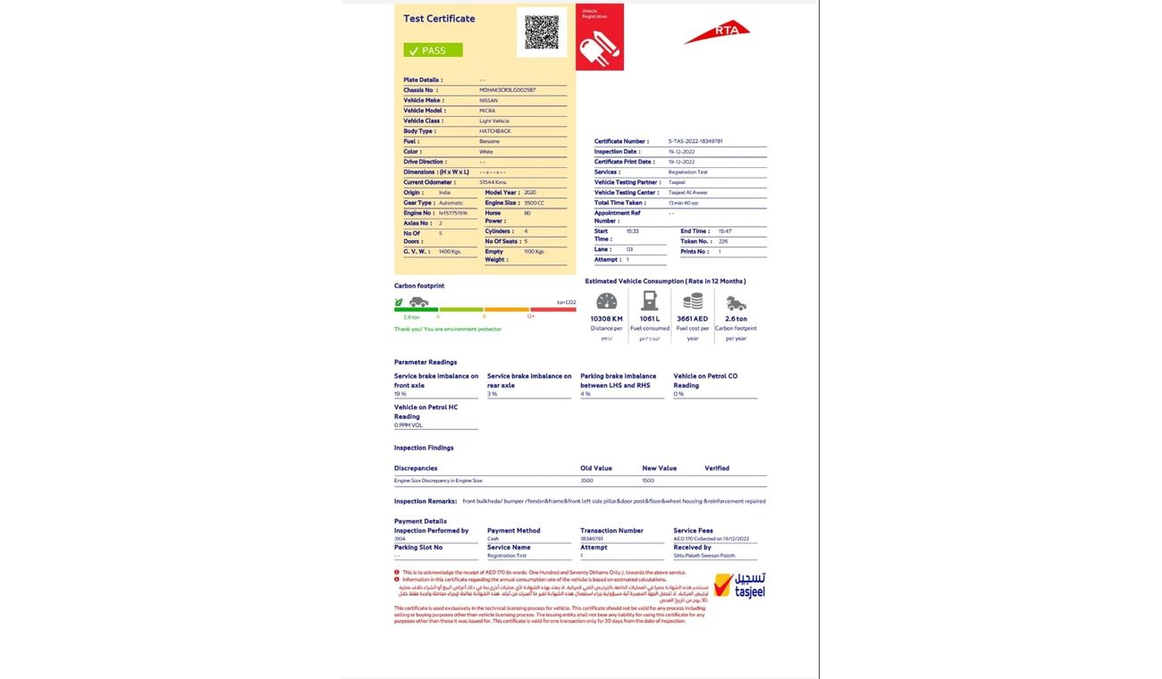 Nissan Micra 1.5L Petrol, Exclusive Condition (LOT # 2587)