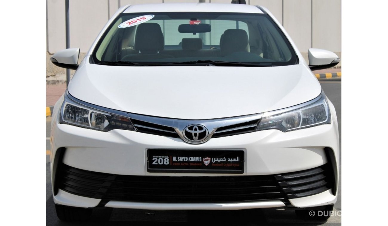 Toyota Corolla Toyota Corolla 2019 GCC 1.6, agency condition, agency paint, without any accidents, very clean from
