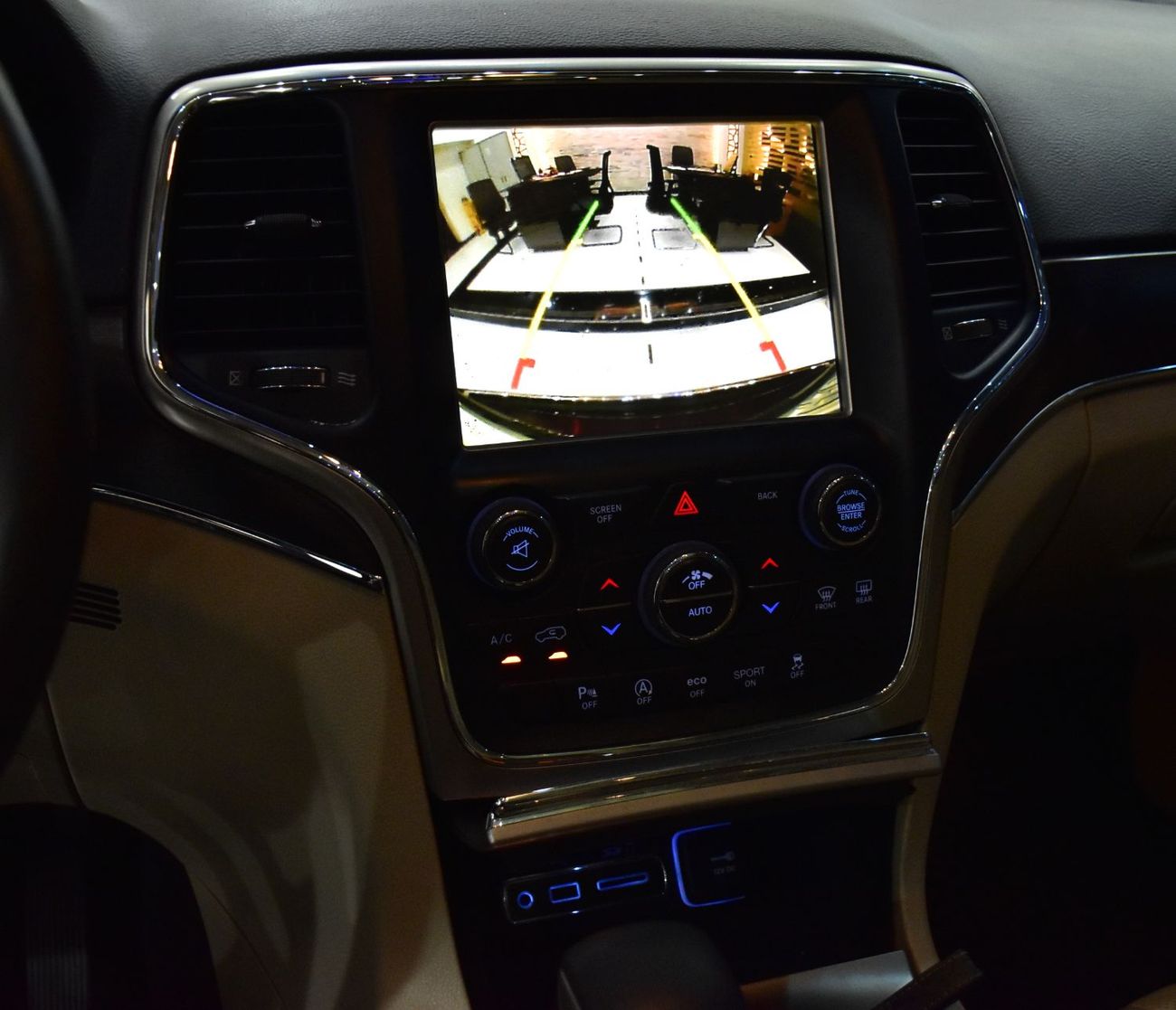 Jeep Grand Cherokee EXCELLENT DEAL for our Jeep Grand Cherokee Limited 4x4 ( 2017 Model ) in Red Color GCC Specs