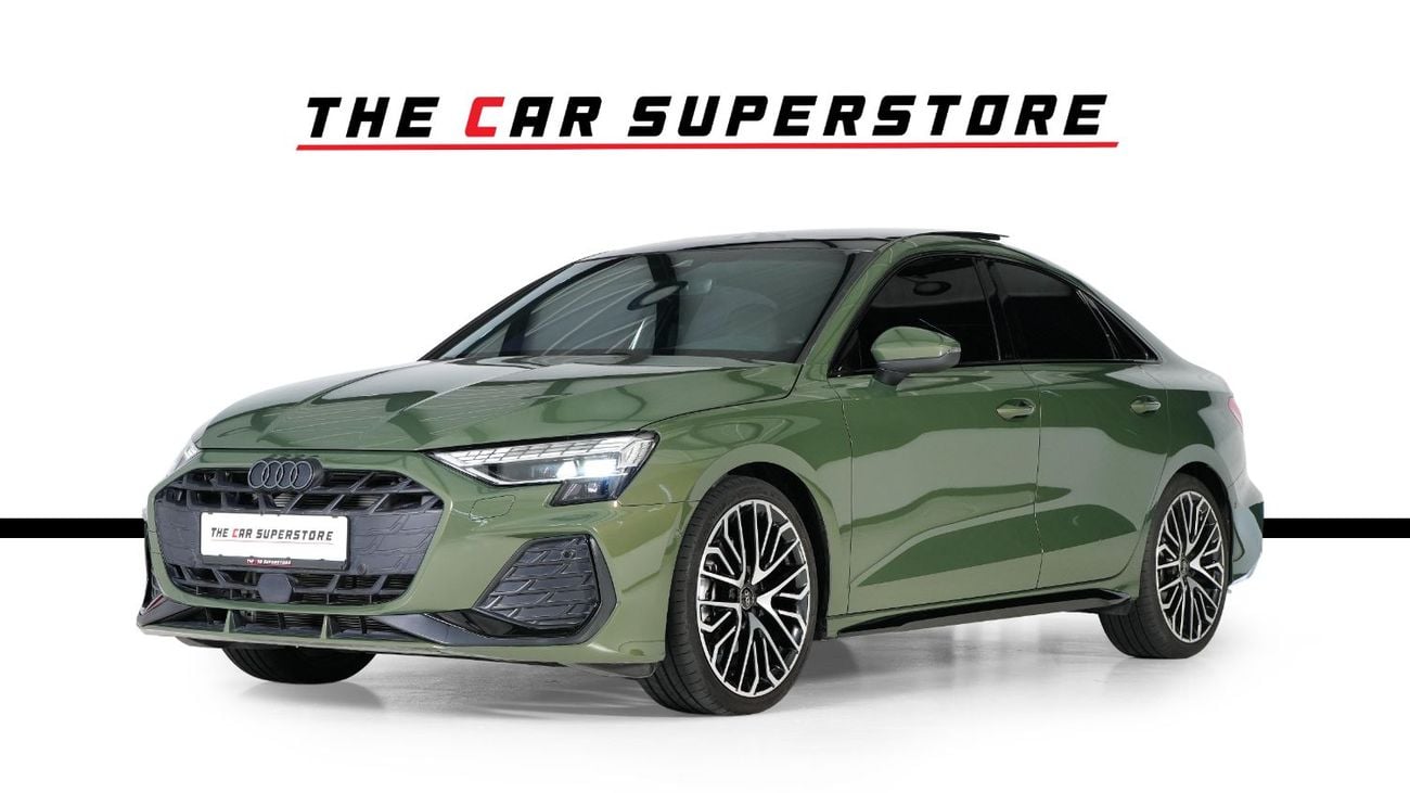 Audi A3 35 TFSI S Line 1.4L S line-GCC-District Green--Audi warranty & service valid till 2030