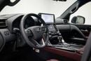 لكزس LX 600 LX6UR 3.5 لتر - أسود جرافيتي من الداخل قرمزي | للتصدير فقط