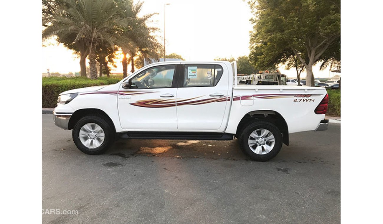 Toyota Hilux Hilux 2.7 MT 4x4 D-CAB Petrol GLX NEW 2018 (Export Only)