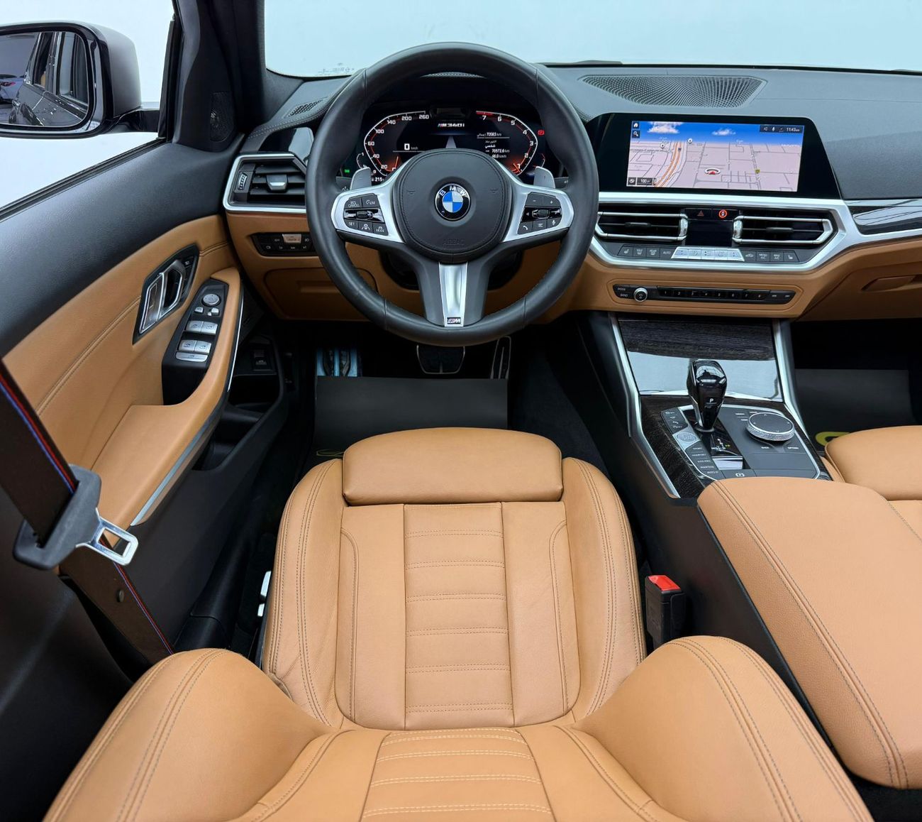 بي أم دبليو M340i Std 3.0L 2021 BMW M340i xDrive, 2025 BMW Warranty, 2026 BMW Service Pack, Excellent Condition, GCC