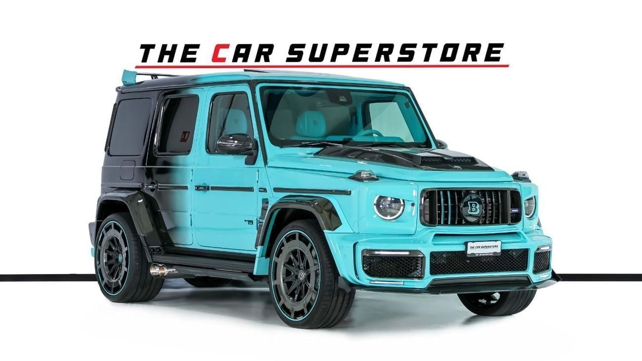 Mercedes-Benz G 63 AMG Std 4.0L Brabus 900 Rocket Kit-Dual Exterior Paint-Tiffany Blue-Full Carbon Fiber kit