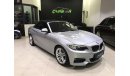 BMW 220i i CABRIOLET - M KIT - 4700 KMS ONLY - 2016 - SIX YEARS WARRANTY