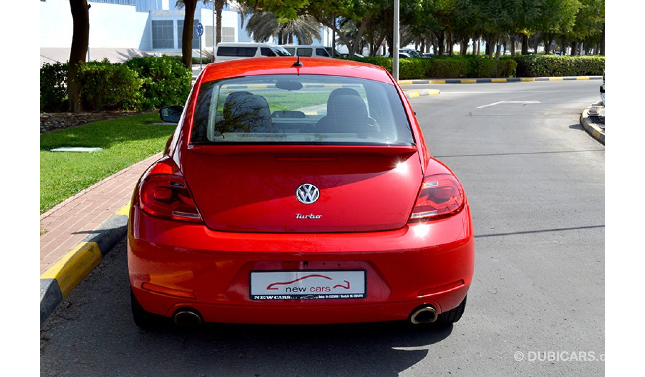 Volkswagen Beetle - ZERO DOWN PAYMENT - 630 AED/MONTHLY - 1 YEAR WARRANTY