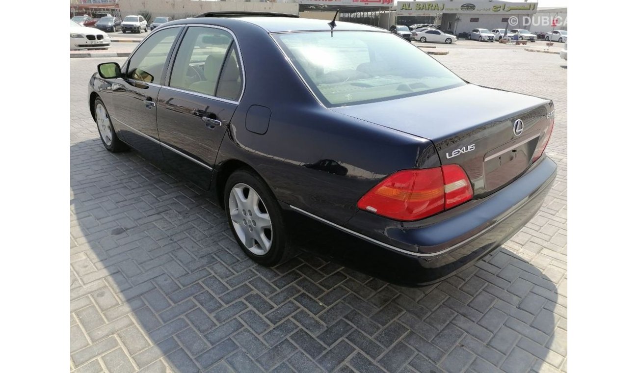 Lexus LS 430 Lexus model 2002 import 8-cylinder LS430 text ultra