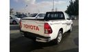 Toyota Hilux 2.4L Diesel 4X2 single cabin Mid Options