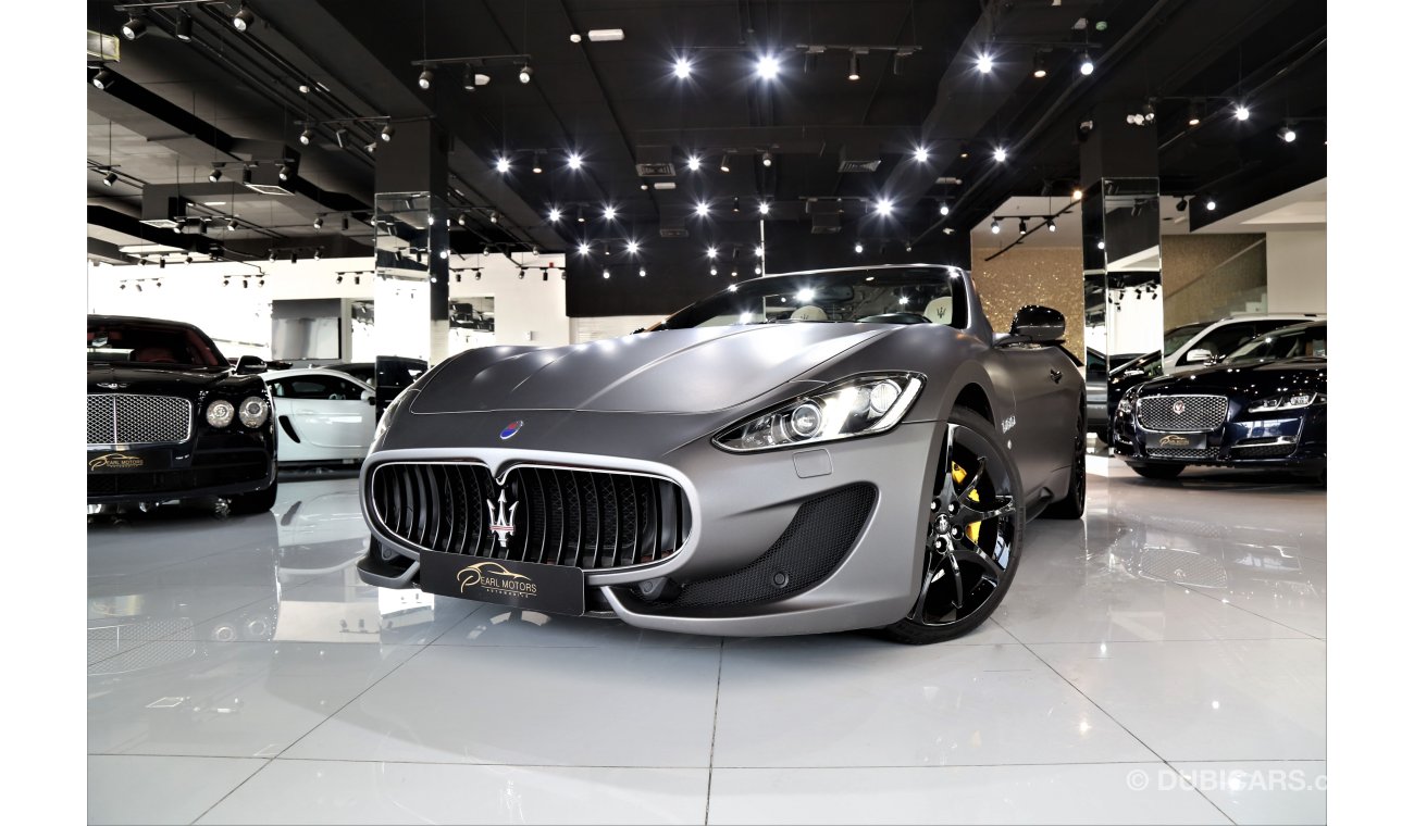 مازيراتي جران كابريو 2015 II MASERATI GRANCABRIO MC SPORT II UNDER WARRANTY