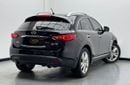 Infiniti QX70 2018 Infinite QX70 Sport Luxury, 1 Year Warranty, Infiniti Service History, Excellent Condition, GCC