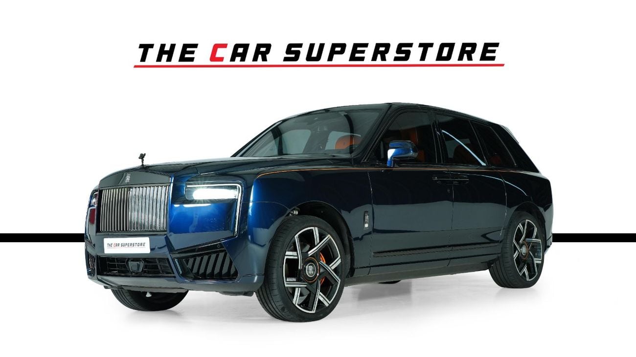 Rolls Royce Cullinan BLACK BADGE Series II Black Badge-GCC-AGMC Warranty & Service Contract-VIP Seats-Mandarin Interior