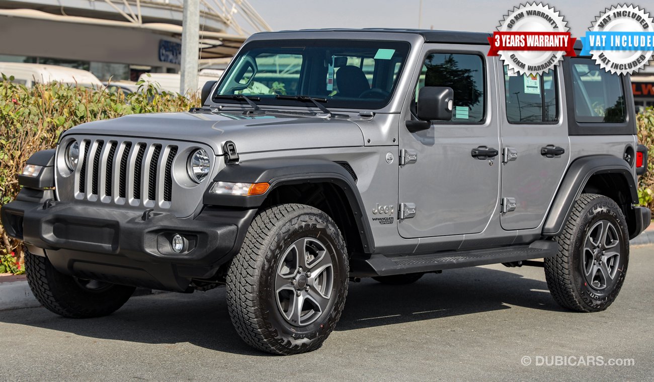 Jeep Wrangler 2021 UNLIMITED SPORT V6 3.6L W/ 3 Yrs or 60K km Warranty @ Trading Enterprises