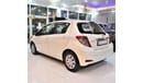 Toyota Yaris EXCELLENT DEAL for our Toyota Yaris 2012 Model!! in White Color! GCC Specs
