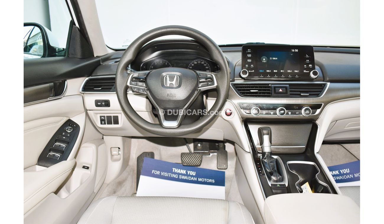 Used Honda Accord AED 1279 PM 1.5L LX GCC DEALER WARRANTY 2020 for