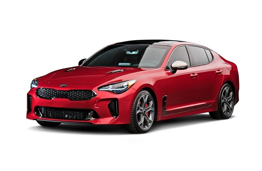 Kia Stinger cover - Front Left Angled